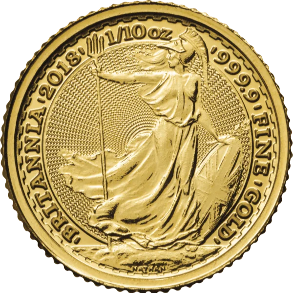 1/10 oz Great Britain Gold Britannia