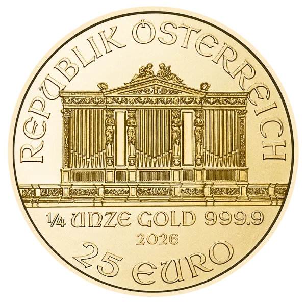 2026 1/4 oz Austrian Gold Philharmonic