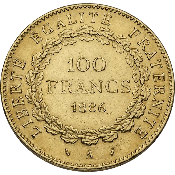 100 Franc French Gold Coin