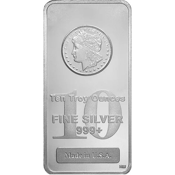 10 oz Silver Bar Morgan Highland Mint