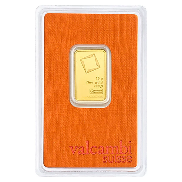 10 Gram Gold Bar Valcambi