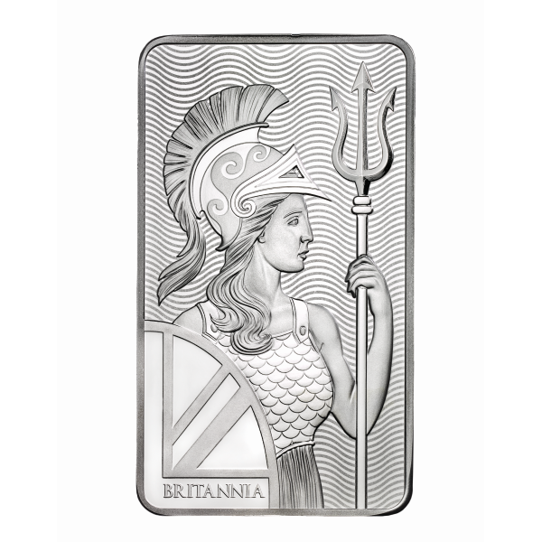 10 oz Silver Bar Royal Mint Britannia