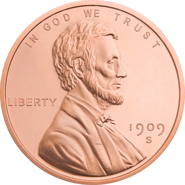 1 oz Copper Round Wheat Cent
