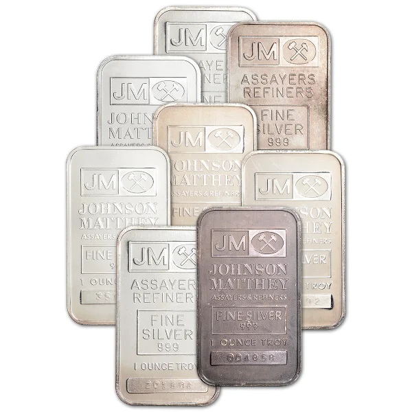 1 oz Silver Bar Johnson Matthey