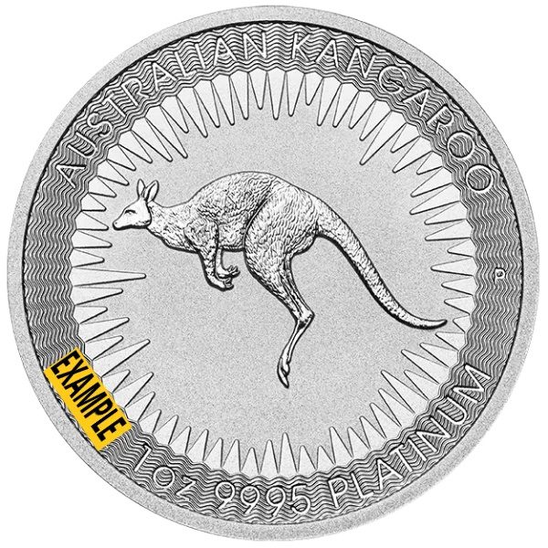 1 oz Australian Platinum Kangaroo