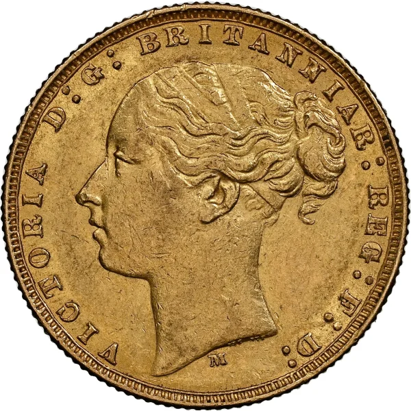 English Gold Sovereign Queen Victoria Young Head