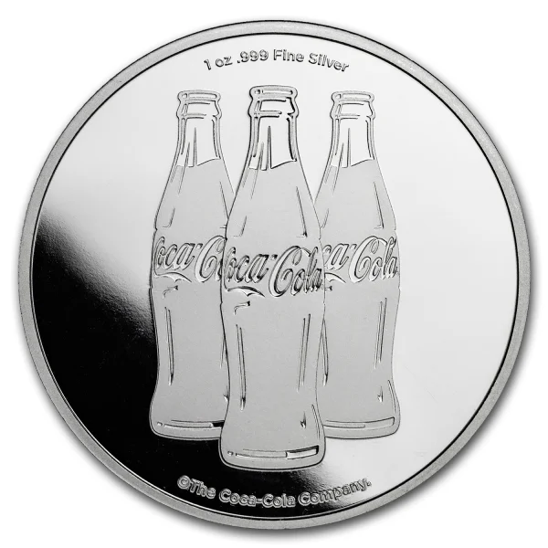 1 oz Silver Round Coca Cola
