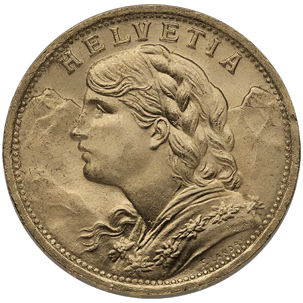 20 Franc Swiss Gold Coin