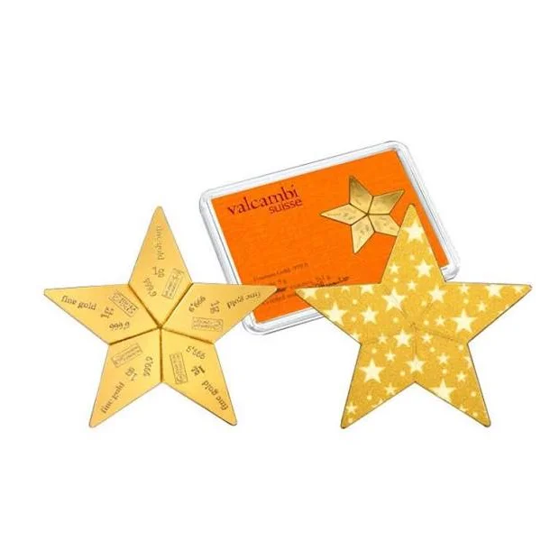 5 Gram Gold Combi Bar Star Valcambi