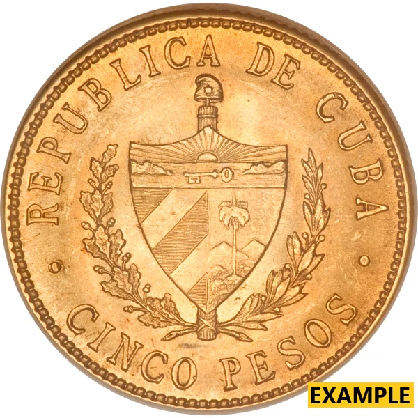 5 Peso Cuban Gold Coin