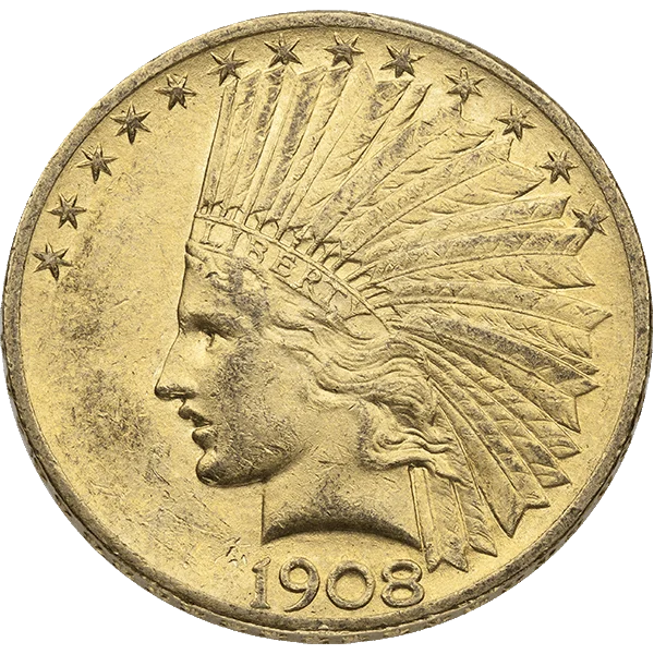 $10 U.S. Gold Indian Au