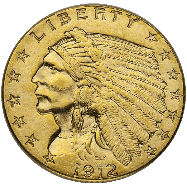 $2.5 U.s Gold Indian BU