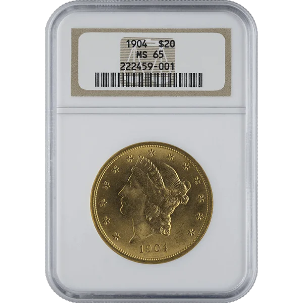 $20 U.S. Gold Liberty Ngc65