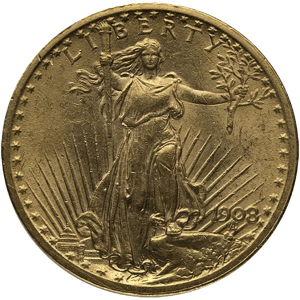 $20 U.S. Gold Saint Au