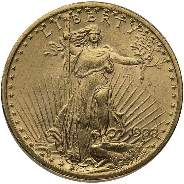 $20 U.S. Gold Saint BU
