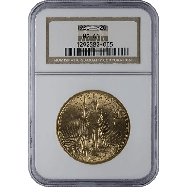$20 U.S. Gold Saint Ngc61