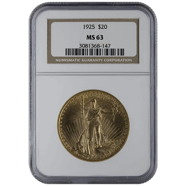 $20 U.S. Gold Saint Ngc63