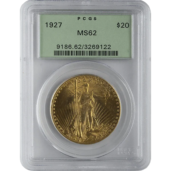 $20 U.S. Gold Saint Pcgs62