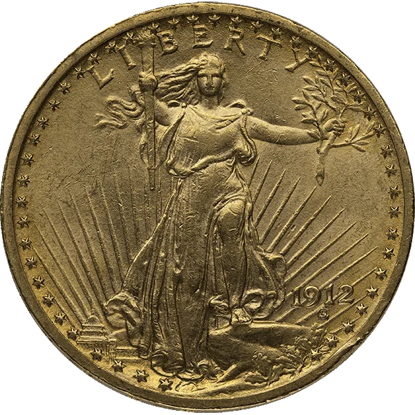$20 U.S. Gold Saint Xf