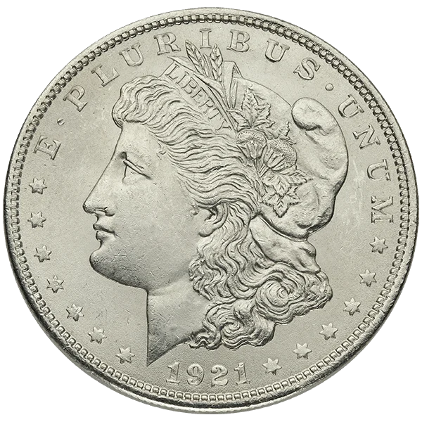 1921 American Silver Morgan Dollar BU